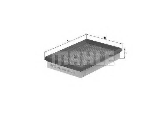 Элемент воздушного фильтра Mahle Original LX1038 цена, от 23.71 USD